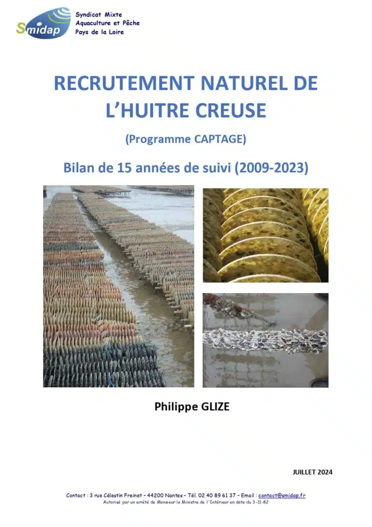 Première page bilan Captage